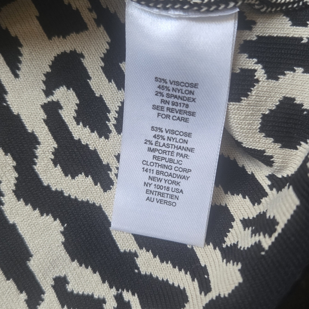 House of Harlow 1960 Black and White Women's Top - Picture 5 of 5